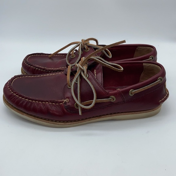 Frye Men’s Sully Boat Leather Mocs Moccasins Loafers Shoes - Picture 9 of 9
